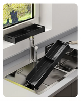 Organisateur de Tiroir Extensible SlideDry – Panier Réglable pour Vaisselle et Ustensiles de Cuisine