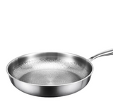 TitanChef – Poêle en Titane Pur avec Motif Écailles Martelées