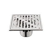 Bangnolux – Drain de Douche Carré en Acier Inoxydable SUS 304 avec Grille à Intégrer dans les Carrelages