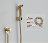 Douchette WC AquaClean Noire – Kit Bidet Mural en Acier Inoxydable pour Hygiène Quotidienne