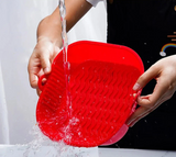 EcoBake – Moule Carré en Silicone Réutilisable pour Airfryer et Four