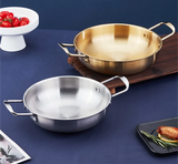 ChefSteel – Poêle en Acier Inoxydable pour Sauces & Paella avec Poignée