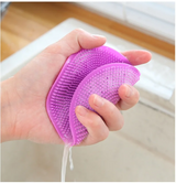 ScrubFlex Duo – Brosse Vaisselle en Silicone & Éponge Multifonction Hygiénique