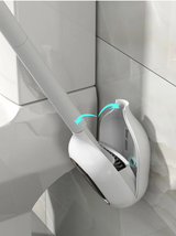 FreshSense – Brosse WC Magnétique avec Diffuseur de Parfum et Support Mural (Silicone, Sans Perçage)