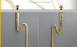 FlexiDrain Elite – Bonde Pop-Up Réglable avec Tube Télescopique Anti-Odeurs pour Cuisine & Salle de Bain