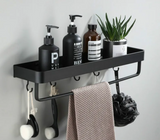 Étagère d’Angle Murale en Aluminium – Organiseur Sans Perçage pour Salle de Bain & Douche