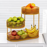 Panier Métal -FruitLuxe – Corbeille Polyvalente pour Fruits et Légumes