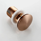 Élégance Or Rose – Bonde Pop-Up en Laiton Premium pour Lavabo
