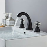 Mitigeur de Lavabo Doré – 8 pouces | Double Poignée | Design Classique | Montage Sur Plat