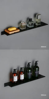 Étagère Murale en Aluminium – Organiseur Élégant pour Salle de Bain, Cuisine & Chambre