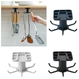 TurnHook – Organiseur Rotatif Autocollant pour Cuisine et Salle de Bain