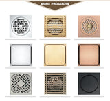 Caniveau de Douche Carré Roségold