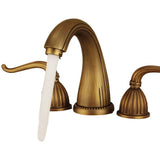 Mitigeur de Cuisine Bronze à Double Levier – Eau Chaude & Froide