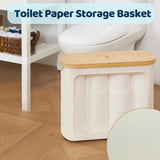 Poubelle à Papier Toilette -CleanKeep – Boîte Fermée Élégante pour Rouleaux de WC