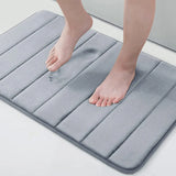 Tapis de Bain Ergonomique en Mousse à Mémoire