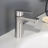 Robinet de lavabo en acier inoxydable avec mitigeur – Design moderne pour salle de bain