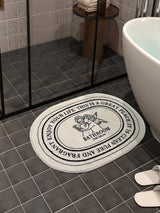 Tapis Antidérapant -Douceur Angélique – Tapis de Salle de Bain Doux avec Motif Ange