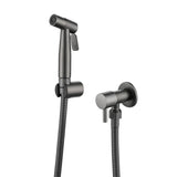 ÉlégancePur Douchette Bidet à Main – Robinet Suspendu Noir-Gris-Silver pour Salle de Bain