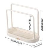 AquaDry – Support Amovible pour Éponge et Chiffon (Cuisine & Salle de Bain)