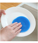 ScrubFlex Duo – Brosse Vaisselle en Silicone & Éponge Multifonction Hygiénique
