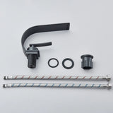 Robinet de lavabo cascade ultra-fin en laiton – Mitigeur moderne pour salle de bain avec eau chaude et froide