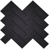 Carreaux Muraux Adhésifs 3D Motif Chevron