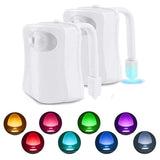 Veilleuse WC LumiSense – LED RGB avec Détecteur de Mouvement pour Toilettes