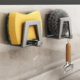 SteelHold – Support Mural Autocollant en Acier Inoxydable pour Éponges et Accessoires