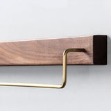 SteelHook Premium – Barre à Serviettes Murale en Acier Inoxydable avec Crochet