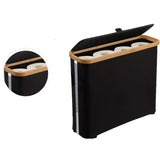 Poubelle à Papier Toilette -CleanKeep – Boîte Fermée Élégante pour Rouleaux de WC
