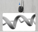 Robinet de lavabo cascade avec affichage numérique de température et bec réglable