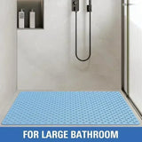 Tapis de Douche Antidérapant HydroGuard – Carré, Effet Massage & Séchage Rapide
