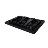 Dubbele Spoelplaat Zwart | Inclusief Frame & Spoelhevelkit