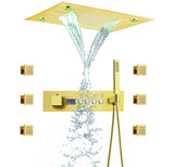 Mitigeur thermostatique de douche avec affichage LED