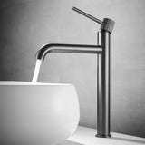 Robinet de Lavabo Moderne en Laiton Mat Noir– Élégance, Confort et Durabilité
