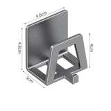 SteelHold – Support Mural Autocollant en Acier Inoxydable pour Éponges et Accessoires
