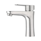 Robinet de lavabo en acier inoxydable avec mitigeur – Design moderne pour salle de bain