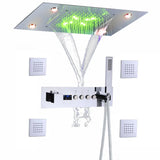 Mitigeur thermostatique de douche avec affichage LED