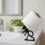 Porte-Papier Toilette Mural Style Animal Mignon – Support Papier Hygiénique | Gain de Place | Décoration Ludique