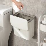 Poubelle Murale Multifonction 2-en-1 – Compacte pour Cuisine, Salle de Bain & WC