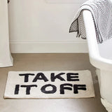 Tapis de Bain Antidérapant Velours Élégance