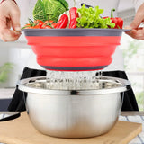 Passoire et Égouttoir Pliable en Silicone – EcoColander