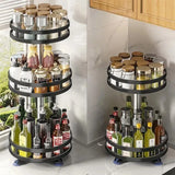 TurnEase – Organisateur de Cuisine Rotatif 360° pour Épices et Accessoires