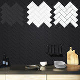 Carreaux Muraux Adhésifs 3D Motif Chevron