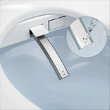 LumiWash SmartBidet – Toilettensitz Intelligent Quadratisch avec Chauffage, Bidet et Ouverture Automatique