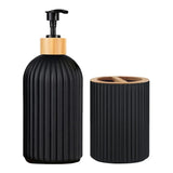 BambooZen – Set Organisateur de Salle de Bain 3 Pièces pour Lavabo