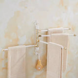 AntikGold – Porte-Serviettes Mural Pliable en Aluminium