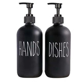 PureNest Distributeur de Savon 500 ml – Flacon Rechargeable Élégant pour Cuisine et Salle de Bain