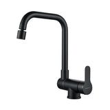 Robinet de cuisine rabattable et rotatif en laiton avec double jet et mitigeur eau chaude et froide