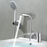 Mitigeur de lavabo multifonction en laiton pour installation sur plan avec eau chaude et froide